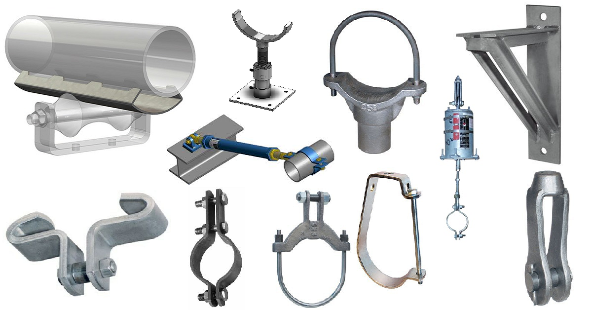 pipe support clamps and hangers